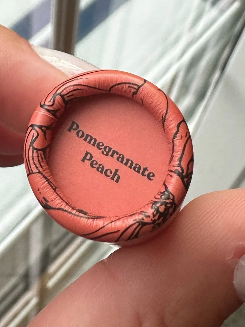 Poppy & Pout Pomegranate Peach Flower-Powered Lip Care Balm — NWT